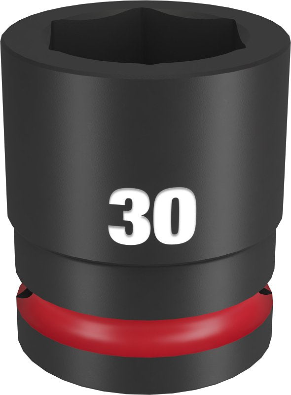 MILWAUKEE Milwaukee SHOCKWAVE Impact Duty Series 49-66-6368 Shallow Impact Socket, 30 mm Socket, 3/4 in Drive, Square Drive TOOLS MILWAUKEE
