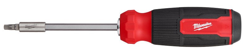 MILWAUKEE Milwaukee 48-22-2907 14-In-1 Multi-Bit Screwdriver, 1/4 in Drive, Torx Drive, 9.11 in OAL, Plastic Handle