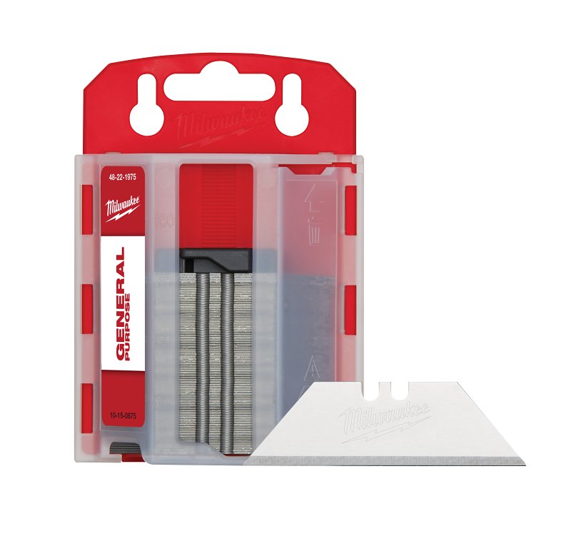 MILWAUKEE Milwaukee 48-22-1975 Utility Blade, 3 in L, Carbide Metal