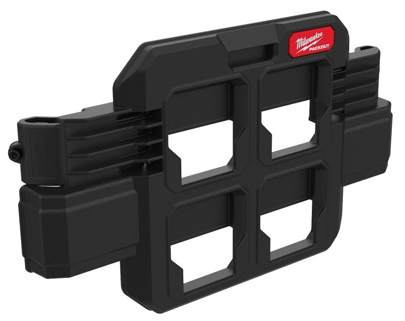 MILWAUKEE ELECTRICAL TO Milwaukee PACKOUT 48-22-8608 Tool Box Compact Plate, 30 lb, ABS/Polycarbonate, Black
