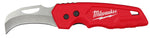 MILWAUKEE ELECTRICAL TO Milwaukee FASTBACK Series 48-22-1525 Folding Knife, 2.45 in L Blade, 1.24 in W Blade, Stainless Steel Blade, 1-Blade