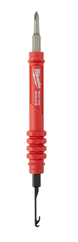 MILWAUKEE ELECTRICAL TO Milwaukee 48-22-2145 Multi-Pick Tool, 4 -Function, Metal, Red