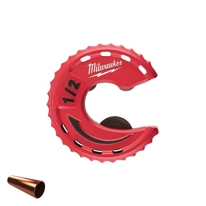 MILWAUKEE ELECTRICAL TO Milwaukee 48-22-4260 Close Quarters Tubing Cutter, 1/2 in Max Pipe/Tube Dia, Aluminum/Copper Pipe/Tube