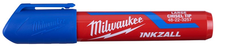 MILWAUKEE ELECTRICAL TO Milwaukee INKZALL Series 48223257 Marker, 6.2 mm Tip, Blue TOOLS MILWAUKEE ELECTRICAL TO