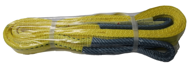 ANCRA Ancra 20-EE2-9802X8 Lifting Sling, 2 in W, 8 ft L, 2-Ply, 6200 lb Vertical Hitch, Polyester, Gray