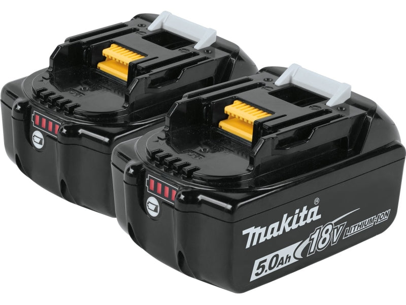 MAKITA Makita BL1850B-2 Battery, 18 V Battery, 5 Ah, 45 min Charging, 2/PK TOOLS MAKITA