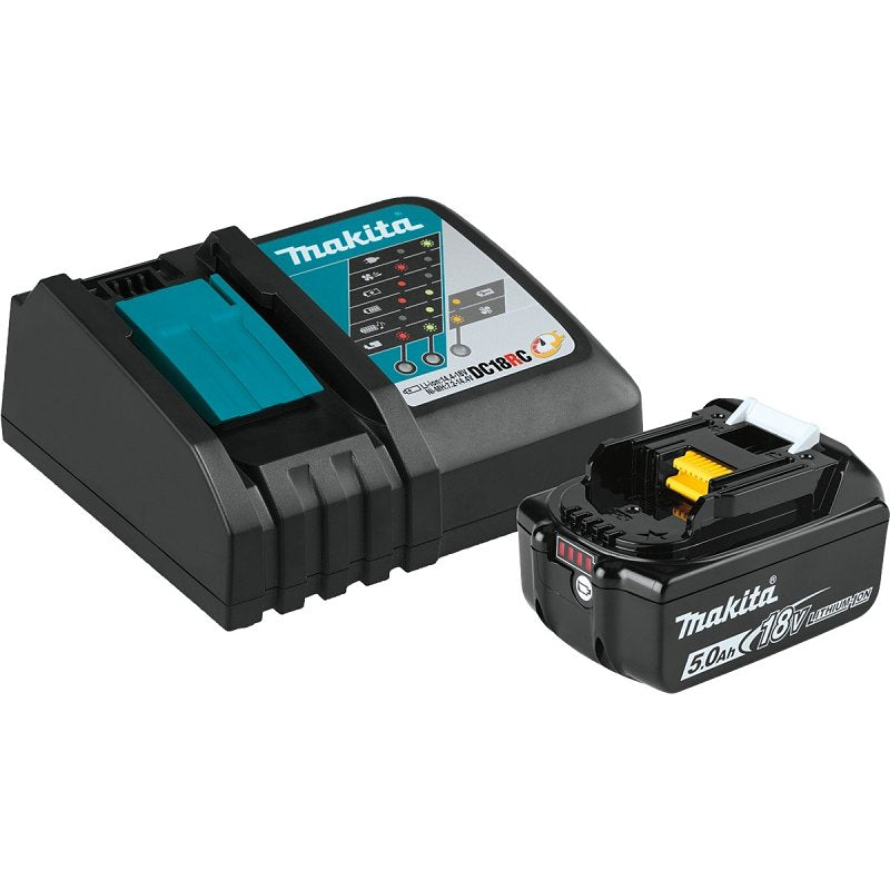 MAKITA Makita BL1850BDC1 Battery and Charger Starter Pack, 18 V Output, 5 Ah, 45 min Charge, Battery Included: Yes TOOLS MAKITA