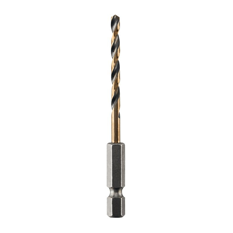 DEWALT DEWALT DWA5009 Drill Bit, 9/64 in Dia, 3 in OAL, Heavy-Duty, 1/4 in Dia Shank, Hex Shank TOOLS DEWALT