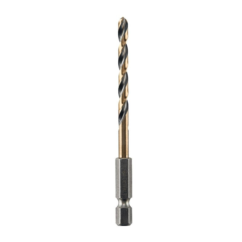 DEWALT DEWALT DWA5011 Drill Bit, 11/64 in Dia, 3-3/8 in OAL, Heavy-Duty, 1/4 in Dia Shank, Hex Shank