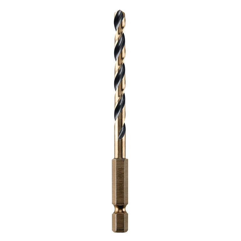 DEWALT DEWALT DWA5013 Drill Bit, 13/64 in Dia, 3-3/4 in OAL, Heavy-Duty, 1/4 in Dia Shank, Hex Shank