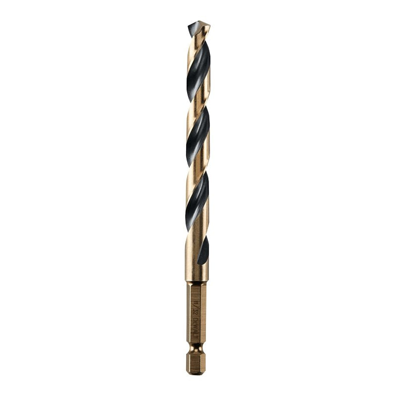 DEWALT DEWALT DWA5022 Drill Bit, 11/32 in Dia, 4-7/8 in OAL, Heavy-Duty, 1/4 in Dia Shank, Hex Shank TOOLS DEWALT