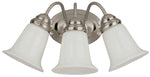WESTINGHOUSE Westinghouse 66497 Wall Mount Fixture, 3-Lamp, Brushed Nickel Fixture ELECTRICAL WESTINGHOUSE