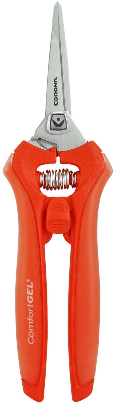 CORONA Corona FS 3214D Micro Pruner, 3/4 in Cutting Capacity, Stainless Steel Blade, Double-Beveled Blade, Soft Grip Handle LAWN & GARDEN CORONA