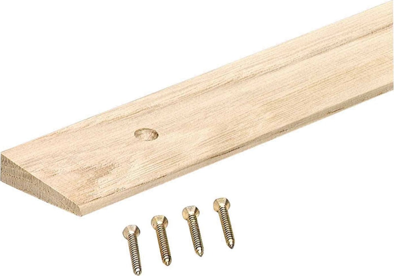 M-D M-D 85548 Floor Edge Reducer, 72 in L, 1-3/4 in W, Hardwood, Unfinished