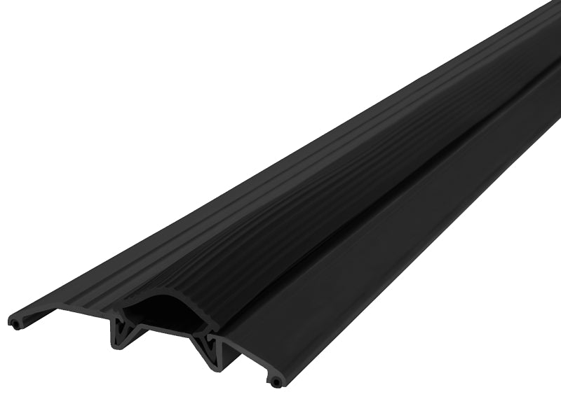 M-D M-D 11821 Threshold, 36 in L, 3-3/4 in W, Low Profile, Aluminum, Black, Matte