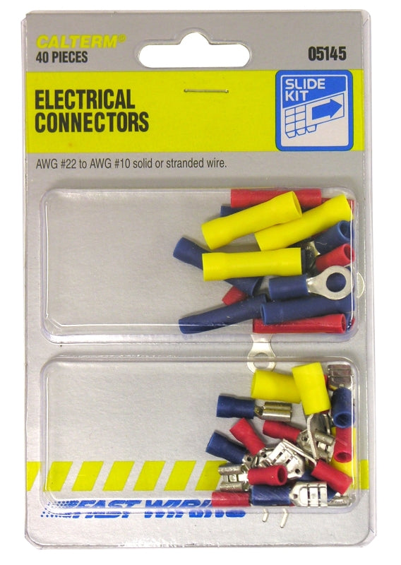 CALTERM Calterm 05145 Terminal Kit, 22 to 10 AWG Wire, 40/PK ELECTRICAL CALTERM