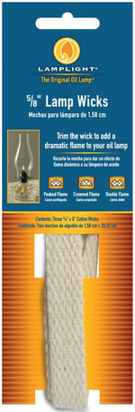 LAMPLIGHT Lamplight 9995 Flat Lamp Wick, Cotton, For: Chamber and Traditions Oil Lamps HOUSEWARES LAMPLIGHT