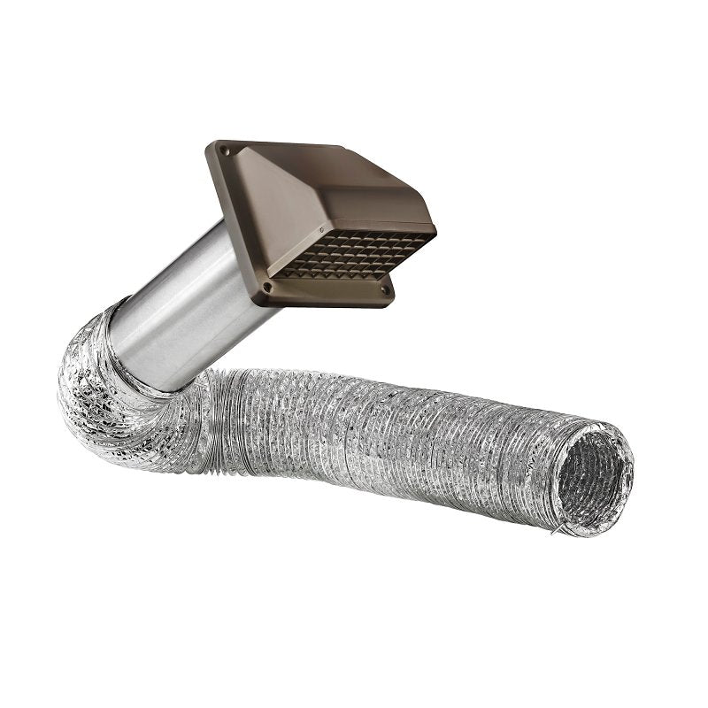 LAMBRO Lambro 1375B Wall Hood Vent Kit, Plastic, Brown PLUMBING, HEATING & VENTILATION LAMBRO