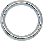 CAMPBELL CHAIN Campbell T7665001 Welded Ring, 200 lb Working Load, 2 in ID Dia Ring, #7B Chain, Steel, Nickel-Plated HARDWARE & FARM SUPPLIES CAMPBELL CHAIN