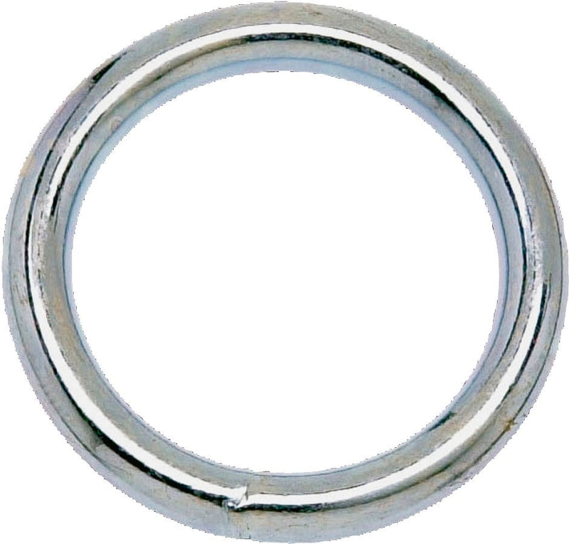CAMPBELL CHAIN Campbell T7665001 Welded Ring, 200 lb Working Load, 2 in ID Dia Ring, #7B Chain, Steel, Nickel-Plated HARDWARE & FARM SUPPLIES CAMPBELL CHAIN