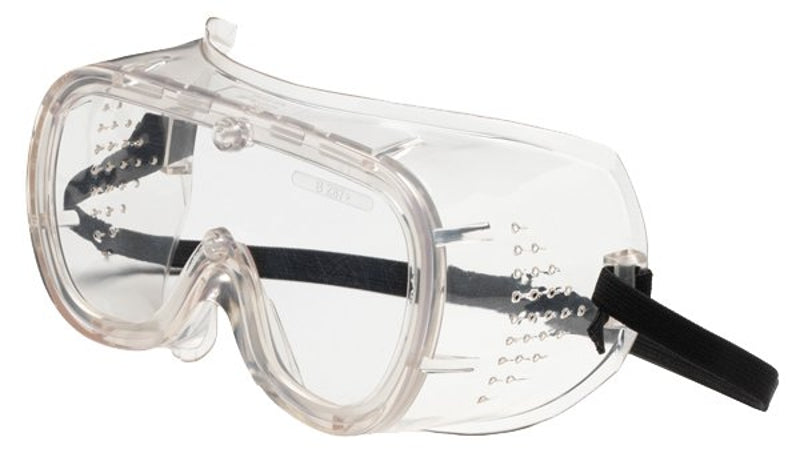 BOSS MFG Safety Works 817697 Economical Safety Goggles, Impact Lens, Vinyl Lens, Vinyl Frame, Clear Frame