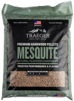 TRAEGER Traeger PEL305 Series Pellet, Mesquite, Wood, 20 lb Bag