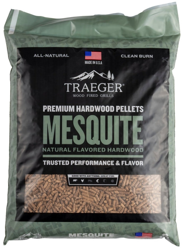 TRAEGER Traeger PEL305 Series Pellet, Mesquite, Wood, 20 lb Bag