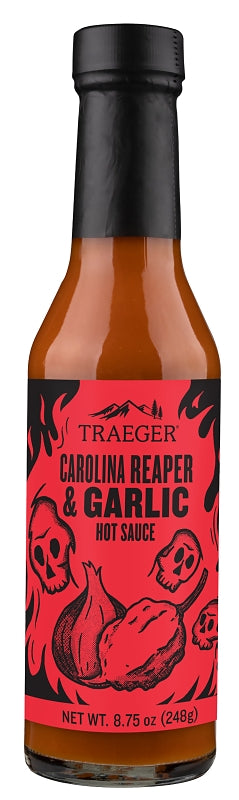 TRAEGER Traeger HOT004 BBQ Sauce, Carolina Reaper, Garlic, 8.75 oz Bottle OUTDOOR LIVING & POWER EQUIPMENT TRAEGER