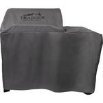 TRAEGER Traeger BAC759 Full Length Grill Cover, 23 in W, 55 in D, 46 in H, Polyester, Gray