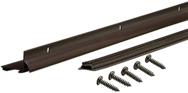 M-D M-D 06056 Door Bottom with Drip Cap, 36 in L, 1-3/32 in H, Aluminum, Bronze