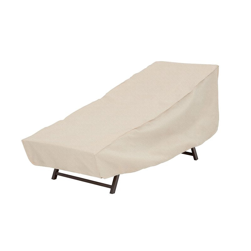 MR BAR-B-Q PRODUCTS Mr. BAR-B-Q 07835BBGD Chaise Lounger Cover, 28 in L, 30 in W, 76 in H, Elastic, Taupe OUTDOOR LIVING & POWER EQUIPMENT MR BAR-B-Q PRODUCTS