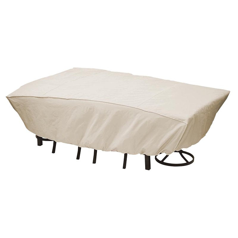 MR BAR-B-Q PRODUCTS Mr. BAR-B-Q 07837BB Furniture Cover, 8.66 in L, 12.8 in W, 15.95 in H, Elastic, Taupe