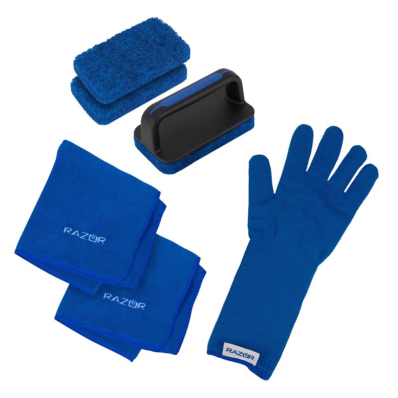 MR BAR-B-Q PRODUCTS Razor 08828RZ Griddle Cleaning Kit