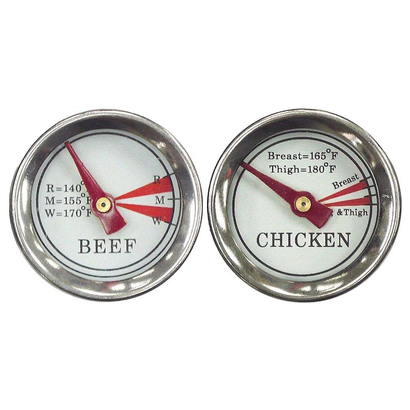 MR BAR-B-Q PRODUCTS Mr. BAR-B-Q 40146Y Meat Grilling Thermometer, 2/PK