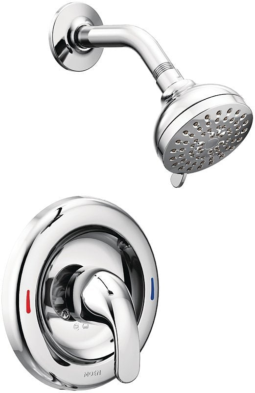 MOEN Moen 82604 Shower Faucet, 1.75 gpm, Metal, Chrome Plated, Lever Handle, 1-Handle PLUMBING, HEATING & VENTILATION MOEN
