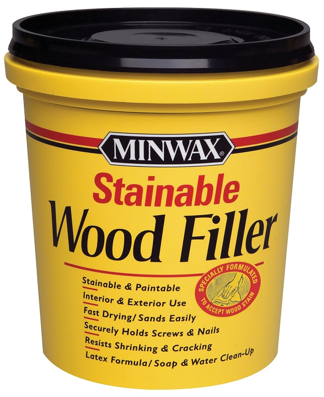 MINWAX Minwax 42853000 Wood Filler, Solid, Natural, 16 oz PAINT MINWAX