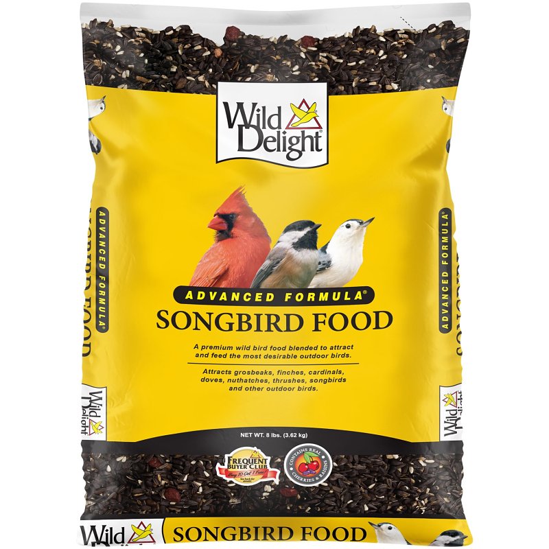 WILD DELIGHT Wild Delight 377080 Songbird Food, 8 lb Bag HARDWARE & FARM SUPPLIES WILD DELIGHT