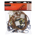 KEEPER Keeper 06317 Bungee Cord Assortment, Steel End, Rubber, Hook End, 18/PK AUTOMOTIVE KEEPER