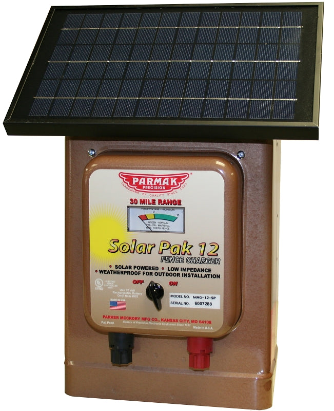 PARKER MCCRORY MFG. Parmak MAG12-SP Fence Charger, 1.1 to 3.1 J Output Energy HARDWARE & FARM SUPPLIES PARKER MCCRORY MFG.