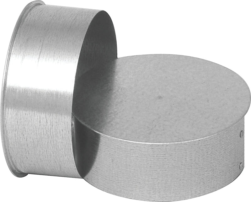 IMPERIAL Imperial GV0726 Round End Cap, 8 in Dia, Galvanized Steel, Galvanized PLUMBING, HEATING & VENTILATION IMPERIAL