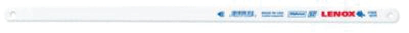 LENOX Lenox 20160T218HE Hacksaw Blade, Tuff Teeth, Bi-Metal, 1/2 in W, 12 in L