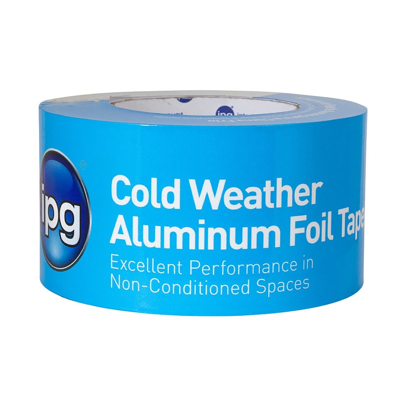 INTERTAPE POLYMER IPG 9502 Foil Tape with Liner, 45.7 m L, 50.9 mm W, Aluminum Backing, Silver