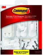 COMMAND Command 17231-ES Hook Kit, Plastic, White
