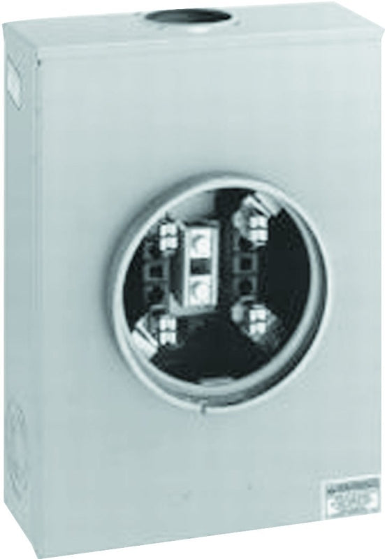 SQUARE D Square D URTRS213B Meter Socket, 1-Phase, 200 A, 600 V, 4-Jaw, Overhead, Underground Cable Entry, NEMA 3R Enclosure ELECTRICAL SQUARE D