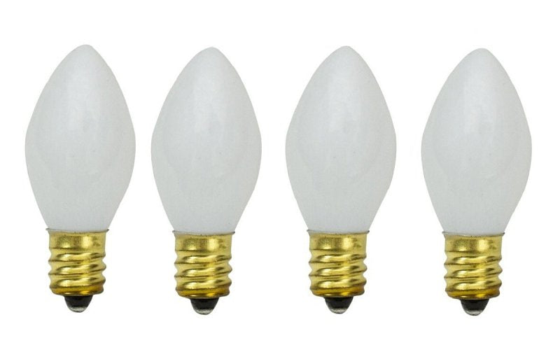 SANTAS FOREST Santas Forest 27981 Filament Bulb, C9 Lamp Base, White