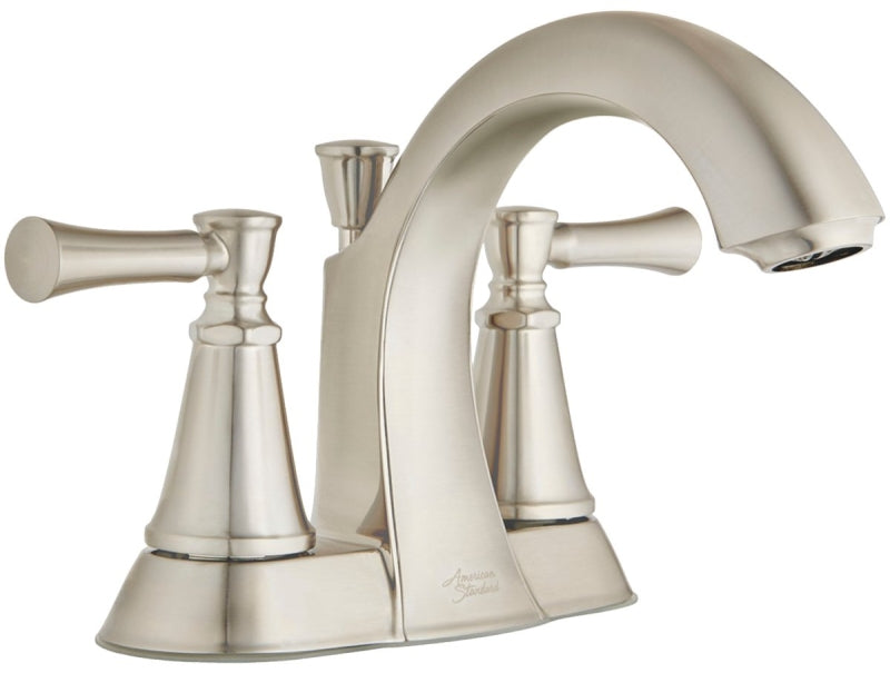 AMERICAN STANDARD American Standard Chancellor Series 7022201.075 Centerset Bathroom Faucet, 1.5 gpm, 2-Faucet Handle, 3-Faucet Hole