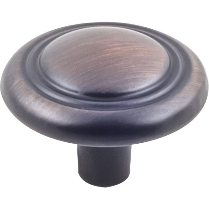 HARDWARE RESOURCES Hardware Resources K236BORB-4 Cabinet Knob, Traditional, 1-1/4 in Dia, Zinc, Brushed Oil-Rubbed Bronze, 4/PK HARDWARE & FARM SUPPLIES HARDWARE RESOURCES