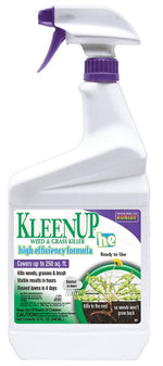 BONIDE Bonide KleenUp he 757 Ready-to-Use Weed and Grass Killer, Liquid, Off-White/Yellow, 1 qt LAWN & GARDEN BONIDE
