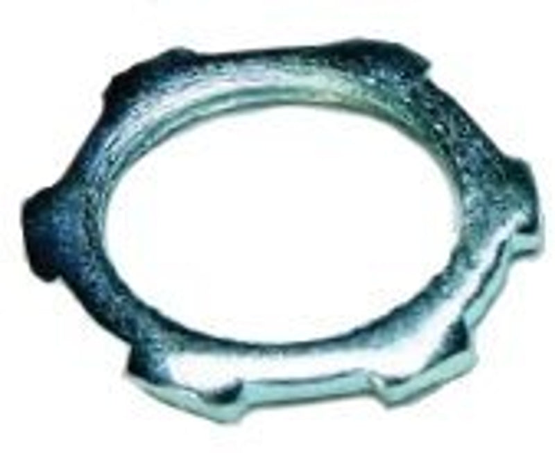 TEDDICO/BWF Teddico/Bwf 131 Conduit Locknut, 3/8 in, Steel, Zinc