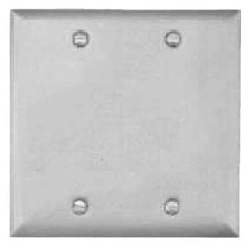TEDDICO/BWF Teddico/Bwf BC-2V Box Cover, 2-Gang, Steel, Gray ELECTRICAL TEDDICO/BWF
